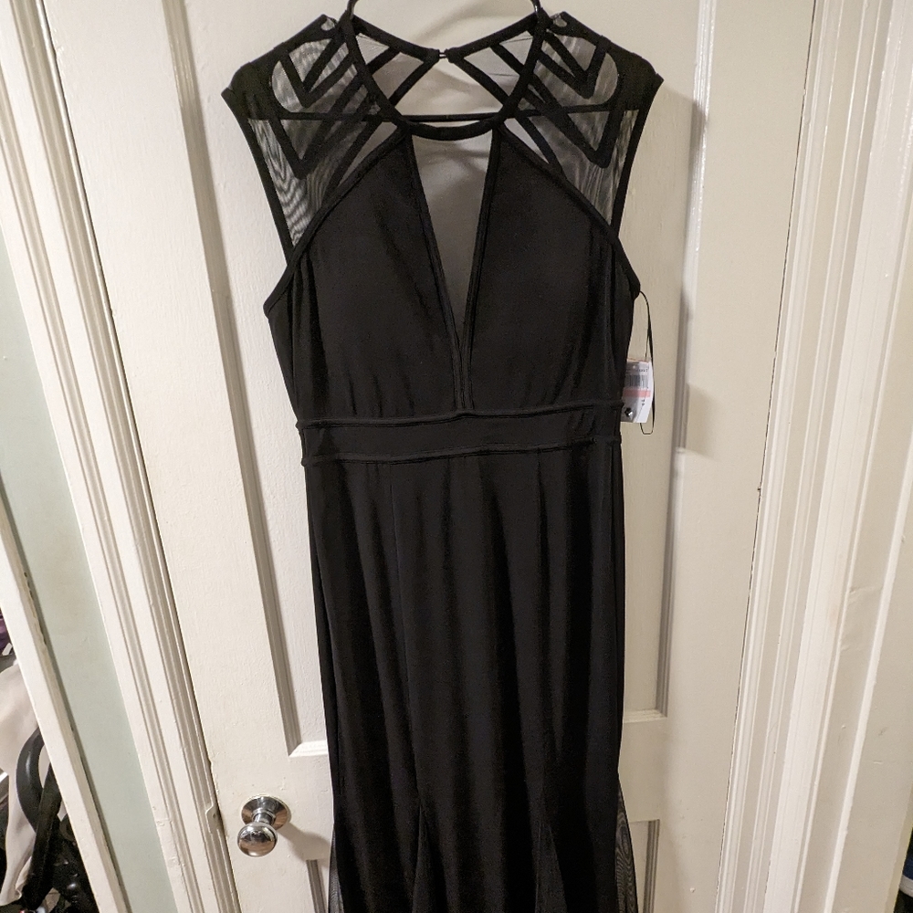 Nightway Dress Black 60"L